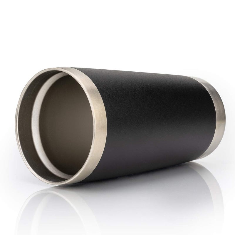 CIVAGO 20oz Insulated Stainless Steel Tumbler, Coffee Tumbler with Lid and Straw, Double Wall Vacuum Travel Coffee Mug, Powder Coated Tumbler Cup (Black, 12 Pack) - Image 3